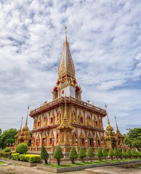 WAT CHA LONG TEMPLE at Phuket, thailand