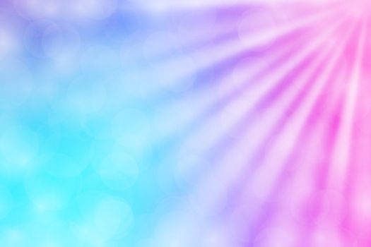 colorful pink and blue bokeh lights beam shine on gradient pink and blue background for copy space, bokeh colorful light pink and blue soft shade, bokeh lights shine on gradient soft pink and blue