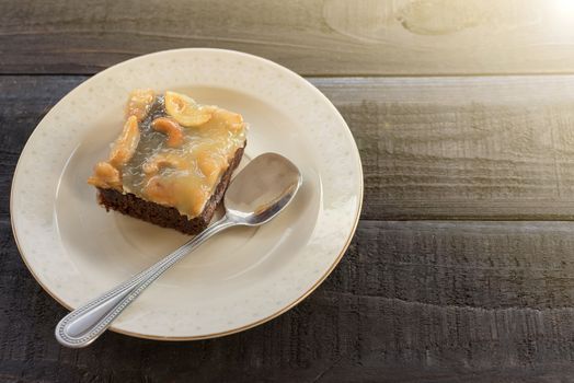 Cashews nut toffee cake