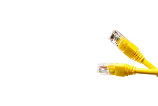 internet wire cat6 cat5. the concept of connecting to an Internet network or providing construction, repair, and high-speed Internet services