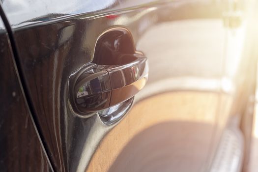 Car door handle Black color