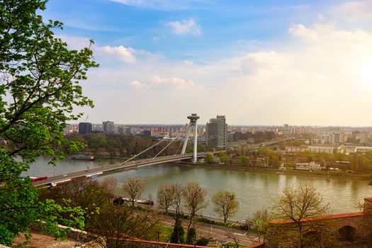 UFO tower bridge, Bratislava