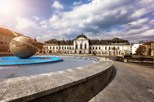 Grassalkovichov, Presidential palace in Bratislava, Slovakia, Europe