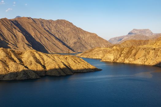 The Naryn River in the Tien Shan mountains, Kyrgyzstan.