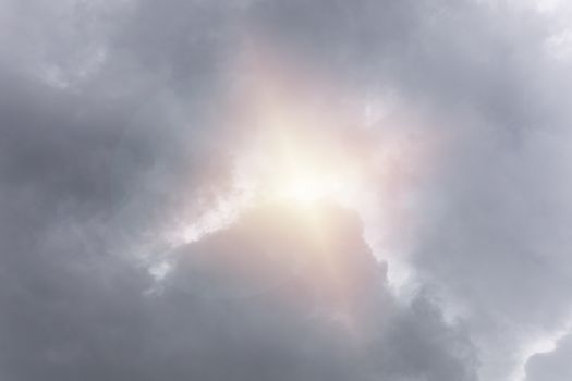 Black cloud before rainy. Black cloud background. with copy space for text or design.