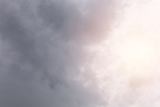 Black cloud before rainy. Black cloud background. with copy space for text or design.