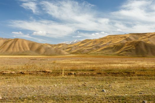 Suusamyr Valley, Mountain landscape. Kojomkul Naryn Region Kyrgyzstan