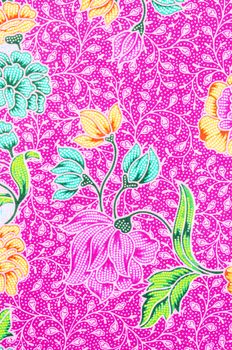 The beautiful of art Malaysian and Indonesian Batik Pattern.