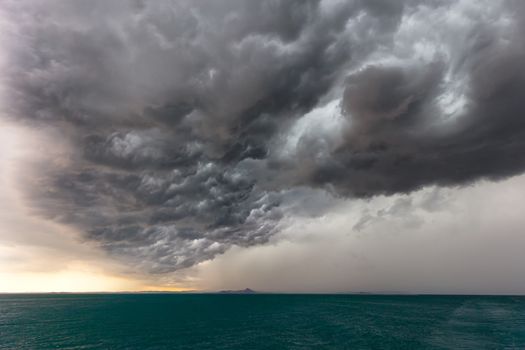 Dramatic sky of a storm approaching fast, Italy, Europe