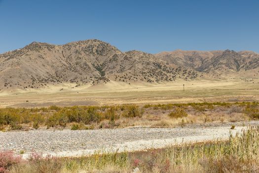 state border between Kazakhstan and Kyrgyzstan, Chuy Valley