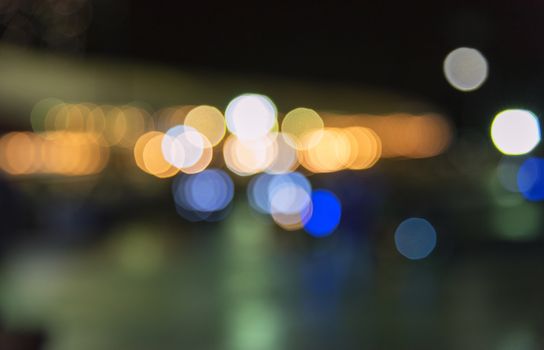 Abstract bokeh light