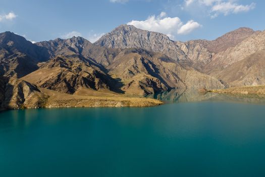 The Naryn River, beautiful mountain river, Kyrgyzstan