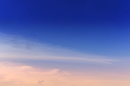 twilight sky with clouds background.