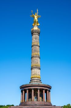 The Victory Column in the Tiergarten in Berlin, Germany