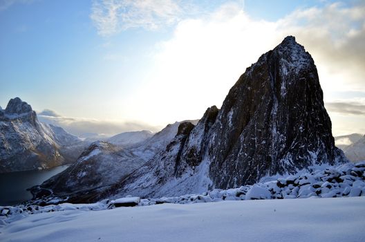 Awesome rock, it's definitely hard to say in which season it is more beautiful 