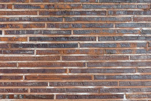Background from small red clinker bricks