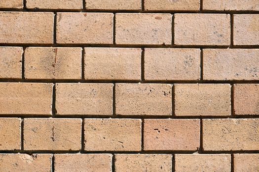 Background from brown clinker bricks