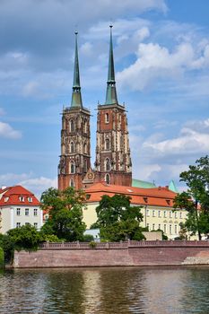 The Cathedral of St. John the Baptist in Wroclaw, Poland