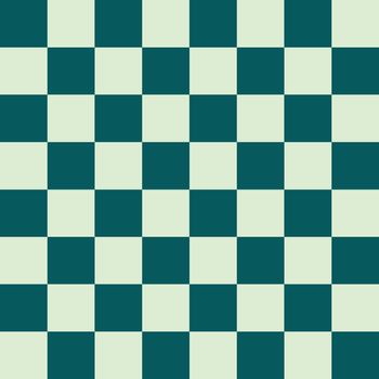 Modern chess board background design in dark green and light green colored squares