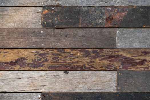 Old and grunge wood texture background or wallpaper.