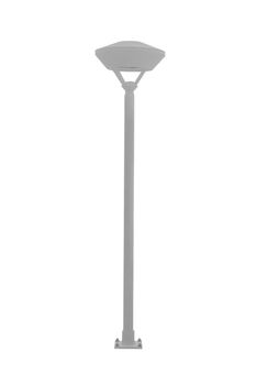 Street light pole isolated on a white background, with clipping path.