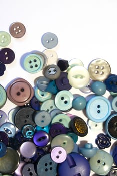 A Collection of Multicolour Different Size Buttons