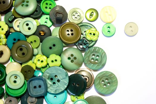 A Collection of Multicolour Different Size Buttons