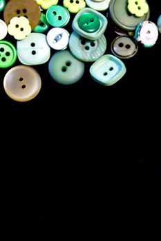 A Collection of Multicolour Different Size Buttons