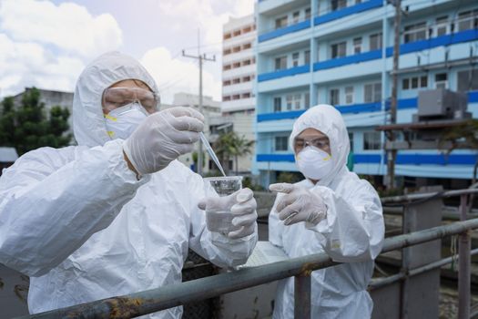 Scientists are examining the quality of waste water treatment systems to control chemicals before releasing water to the environment.