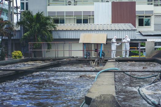 Scientists are examining the quality of waste water treatment systems to control chemicals before releasing water to the environment.