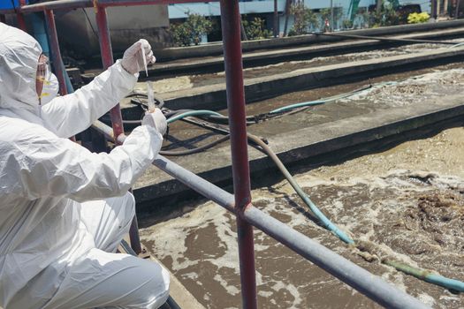 Scientists are examining the quality of waste water treatment systems to control chemicals before releasing water to the environment.