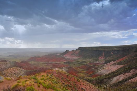 Nature Painted Desert, Petrified Forest National Park, Arizona, USA