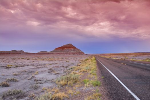 Nature Painted Desert, Petrified Forest National Park, Arizona, USA