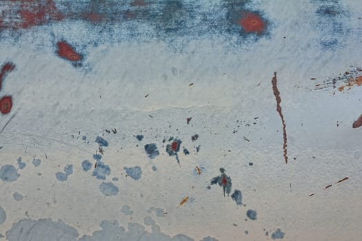 Close-up of rusty damaged metal sheet