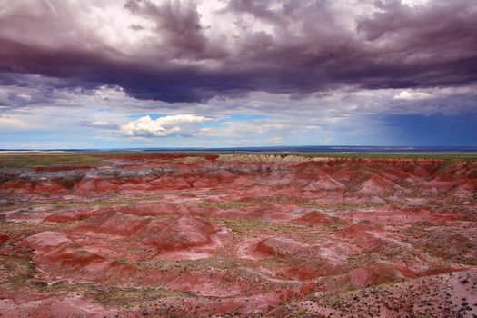 Nature Painted Desert, Petrified Forest National Park, Arizona, USA