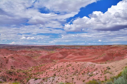 Nature Painted Desert, Petrified Forest National Park, Arizona, USA