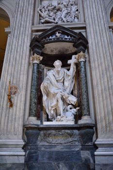 The statue of St. Philip by Mazzuoli in the Archbasilica St.John Lateran, San Giovanni in Laterano, in Rome