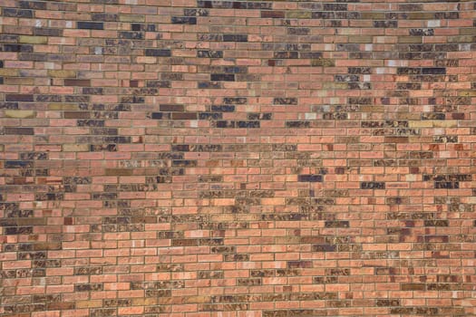 Old red brick wall texture background
