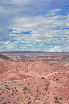 Nature Painted Desert, Petrified Forest National Park, Arizona, USA