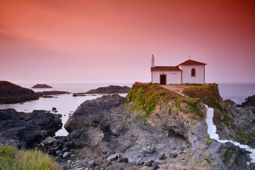 Marine Sanctuary Virxe do Porto in Galicia.