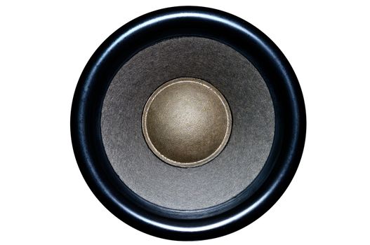 Large speaker from speakers on an isolated background for design work