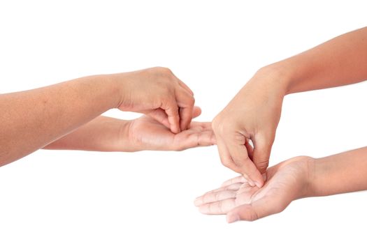 Washing your hand by alcohol sanitizer gel for protecting infection from a Covid-19 virus, Kill germs, Prevent infection