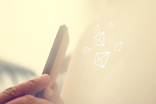 Social media Communicate anywhere and anytime, Social media concepts.