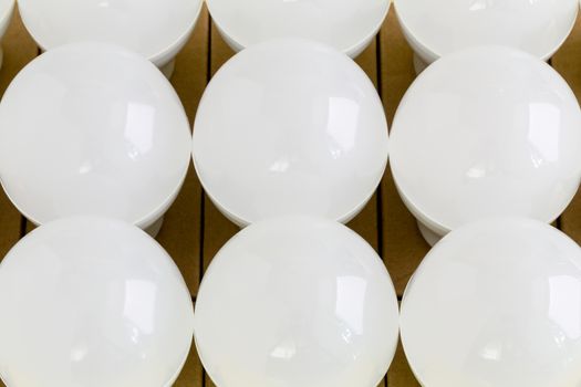 Group of light bulb put together in pattern.