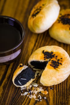 Traditional Chinese cake or snack for tea break.
