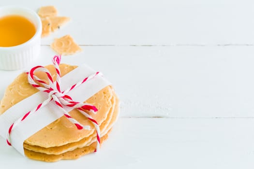 Thai cracker or snack for eating with hot tea.