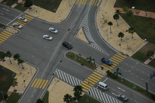 Aerial view of a buildings