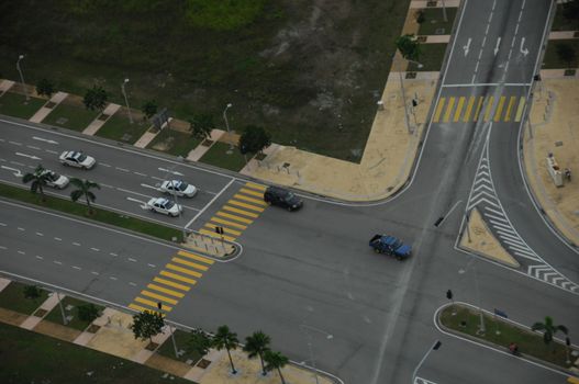 Aerial view of a buildings