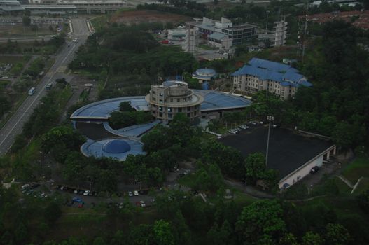 Aerial view of a buildings