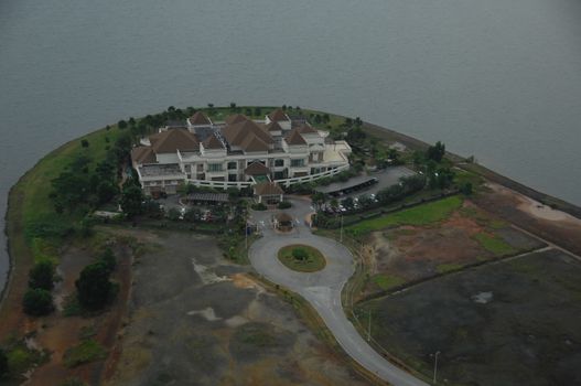Aerial view of a buildings